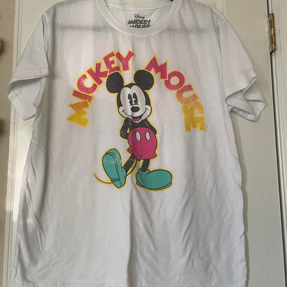Disney Mickey Mouse white t shirt